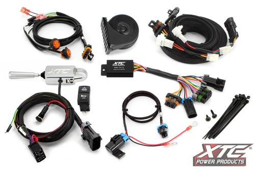 Kawasaki Ridge Self-Canceling Turn Signal System with Billet Steering Column Mounted Lever