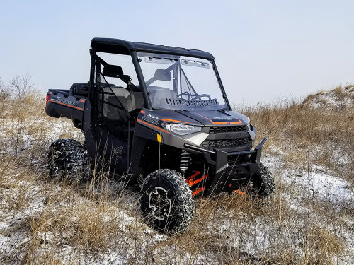 Polaris Ranger Full-Size 2013-Current Scratch Resistant Multi-Vent Windshield