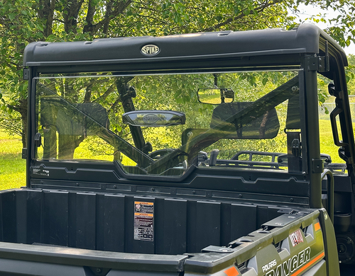 Polaris Ranger 1000/XP1000/Kinetic Rear Vented Windshield - Hard Coated