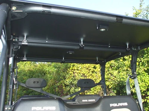 Polaris Ranger Crew Hardtop with LED Dome Lights - Fits: 2010-2014 Full Size Crew and 2020 Full Size 570 Crew with the round tube cage