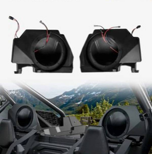 Factory Style RZR Speaker Pods for PRO-XP and PRO-R (behind seat)