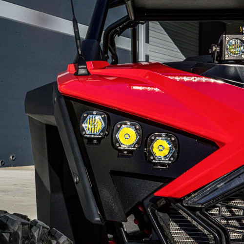 Polaris S1 Triple LED/Laser Headlight Kit - Polaris 2020-24 RZR Pro XP; 2022-24 RZR Pro R/Turbo R Polaris S1 Triple LED/Laser Headlight Kit - Polaris 2020-24 RZR Pro XP; 2022-24 RZR Pro R/Turbo R