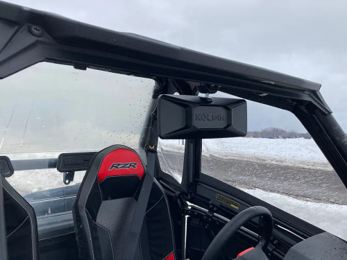 Polaris RZR Center Convex Rear View Mirror - Kolpin Outdoors Polaris RZR Center Convex Rear View Mirror - Kolpin Outdoors