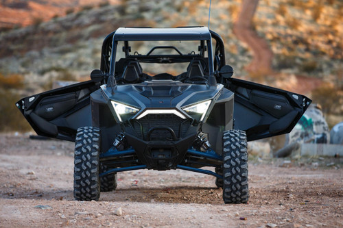 Front Door Bags with Knee Pad for Polaris RZR PRO XP, PRO R, Turbo R (Pair)