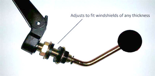 Hand Operated UTV Wiper for Hard Coated Poly Windshields Hand Operated UTV Wiper for Hard Coated Poly Windshields