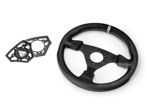 Universal Navigator Leather UTV Steering Wheel
