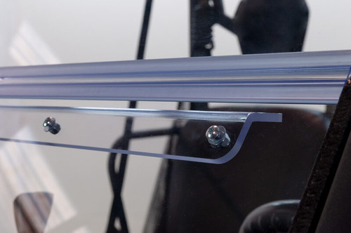 Can-Am Defender Windshield - Versa-Fold - Scratch Resistant Poly