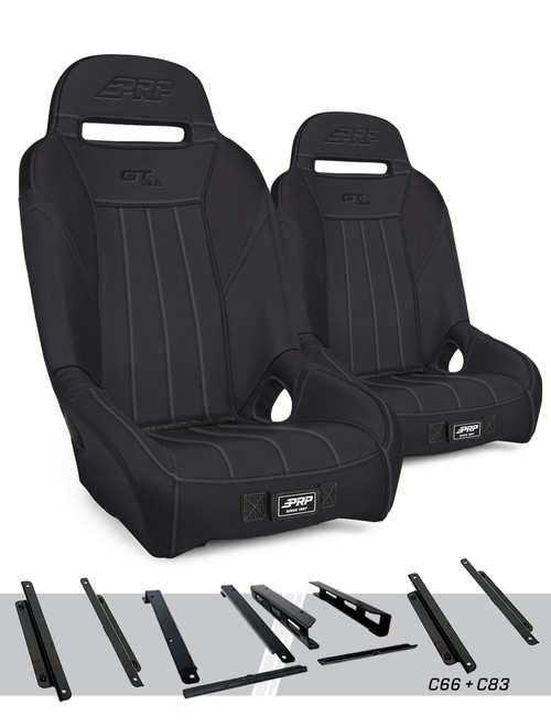 Can-Am Maverick X3 GT/S.E. Suspension Seats Kit with Mounting Brackets (Pair)