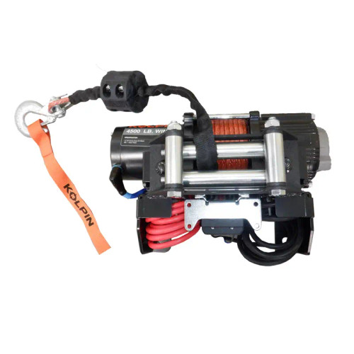 Kawasaki Mule Pro-FX/FXT Kolpin Quick-Mount Winch 4500 lb with Synthetic Rope