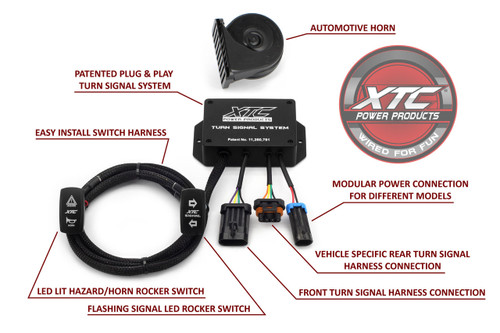 Polaris RZR XP Turbo Plug and Play Turn Signal System with Horn - 2015-2018 Polaris RZR XP Turbo Plug and Play Turn Signal System with Horn - 2015-2018
