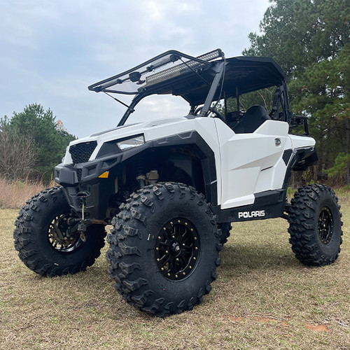 Polaris General Flip-Up Versa Vent Windshield (Scratch Resistant Polycarbonate)