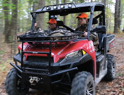Hood Rack – Polaris Full and Mid-Size Round Tube Ranger