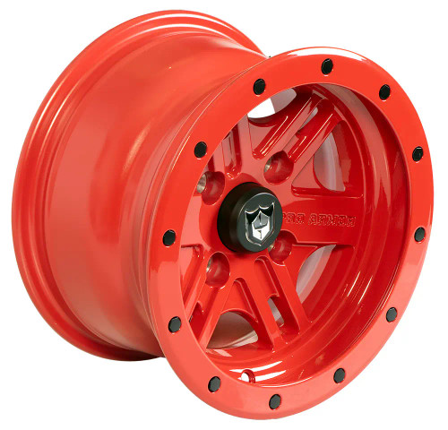 Pro Armor Youth Polaris RZR 200 Combat - Front 12x7 - Red
