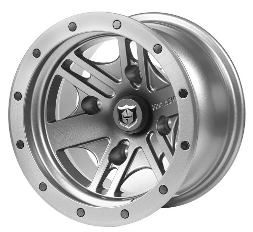 Pro Armor Youth Polaris RZR 200 Combat - Rear 12x7 - Titanium Metalic