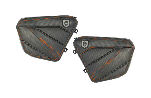 2024-'25 RZR XP 4 Rear Door Bags for Factory / Stock Doors Orange