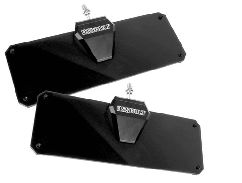 UTV Tinted Sun Visors with Bolt on Roll Cage Clamps (pair)