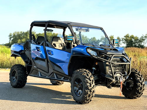 Can Am Maverick Trail/Sport & 2021+ Commander Front W/S w/Dual Vents - Hard Coated