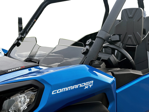 Can Am Maverick Trail/Sport & Commander Stealth Tinted Short Shield - Hard Coated
