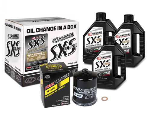Maxima Racing Oils Polaris RZR  XP Turbo Engine Oil Quick Change Kit with Oil Filter