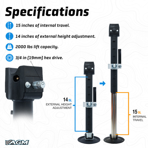 AGM Manual Off-Road Jack - Sport Series