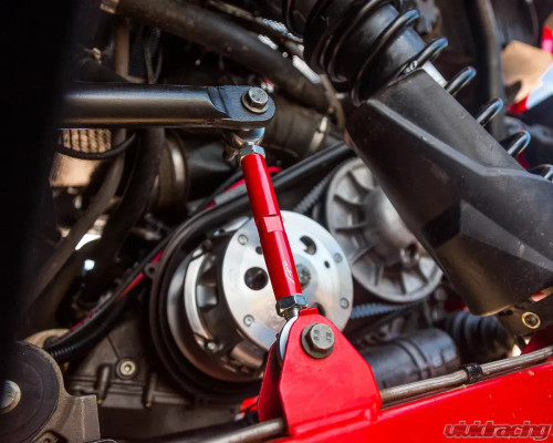 Adjustable Rear Sway Bar Links Red Polaris RZR 1000 XP - RED