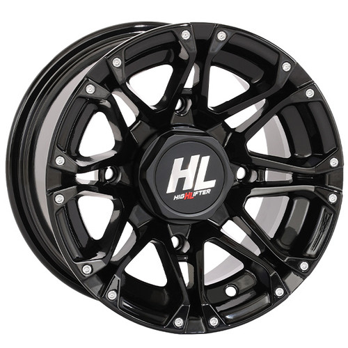14x7 4/156 4+3 (+5mm) High Lifter HL3 Wheel - Gloss Black