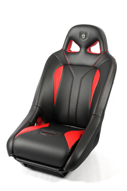 Pro Armor Can-Am Maverick R G2 Front Suspension Seat & Mounting Base - Black / Red