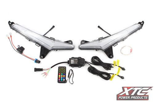 Can-Am Maverick R RGB+W Front Signature Light Set