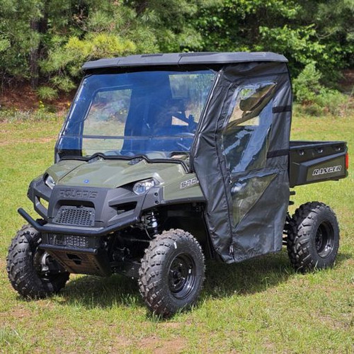 Full Size Polaris Ranger XP 700, XP 800 and 570 Full Soft Doors & Rear Window Package Deal - Fits 2009-2025 Full Size Polaris Rangers