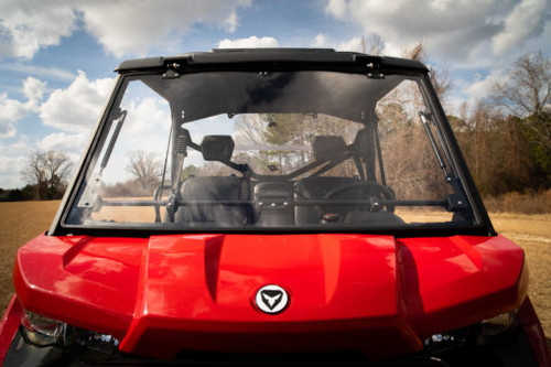 Falcon Ridge Velocity Flip Up Windshield Polaris Full Size Pro-fit Ranger - Hard Coated