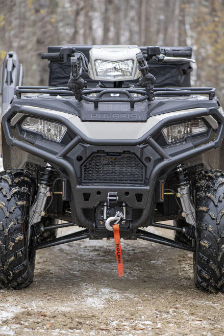 Kolpin UTV Winch Kit - 3500 lb with Synthetic Winch Rope & Mounting Bracket