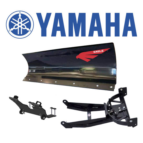 Eagle Snow Plow 72″ UTV Steel Front-Mount Complete Plow System for 450-700 Yamaha (Rhino) (2004-2013)