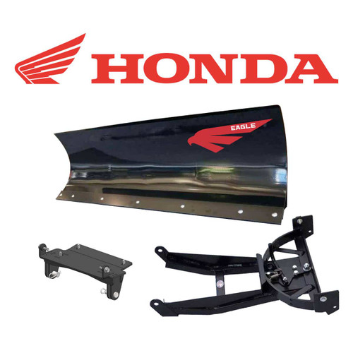 Honda Pioneer 1000 Complete Snow Plow System with Frame Mount, Push Tube & 72" Blade - 2016-2024