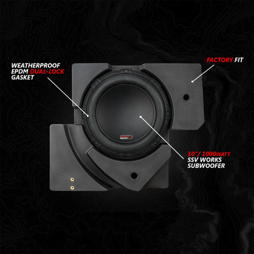 Can-Am Maverick X3, Phase-4 A-Spec 5-Speaker 800 watt Sound System w/ JVC - 2017-2026