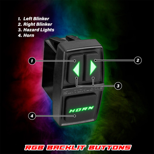 Turn-Signal Plug-&-Play Kit | 2017-2026 Can-Am X3 | Sequential Front Fang Lights with Taillight Integration