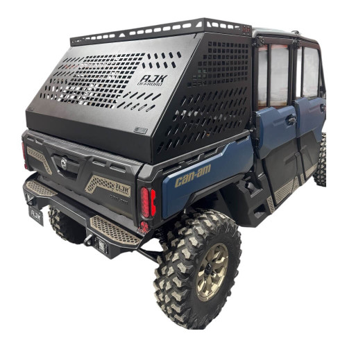 Can-Am Defender HD10-HD11 Tall Bed Rack with Hatchback Enclosure