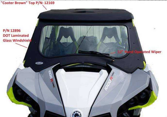2013-2018 Can-Am Maverick Laminated Glass Windshield