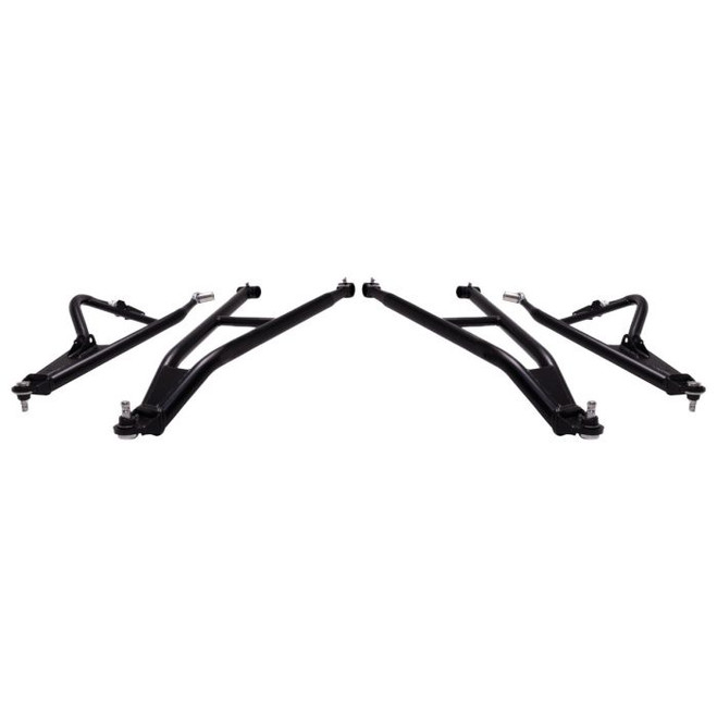 Polaris RZR Turbo S Pro Max High Clearance A-Arm Kit - Black