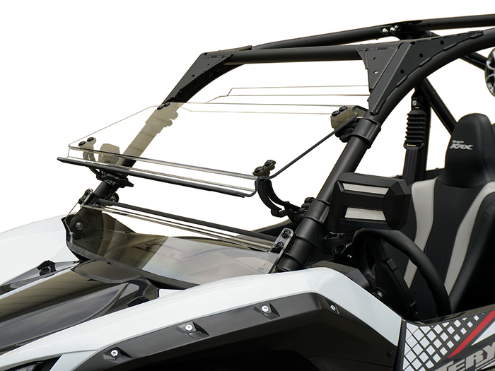 Kawasaki KRX Full-Tilting Windshield - Hard Coated