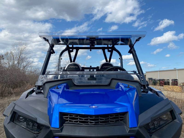 Polaris RZR Turbo S Flip Up Windshield - 2018-2021 RZR Turbo S & 2021 Velocity Front Fold Up Windshield - Hard Coated Polycarbonate RZR Turbo S Windshield Polaris RZR Turbo S Flip Up Windshield - 2018-2021 RZR Turbo S & 2021 Velocity Front Fold Up Windshield - Hard Coated Polycarbonate RZR Turbo S Windshield