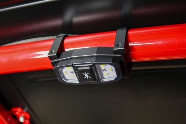 UTV Dome Light with Cage Clamps and Billet Mount