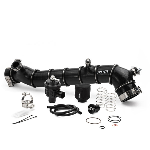 RPM Wire Reinforced 5ply Silicone Charge Tube - Polaris RZR Turbo XP PRO XPT Turbo S & Turbo R