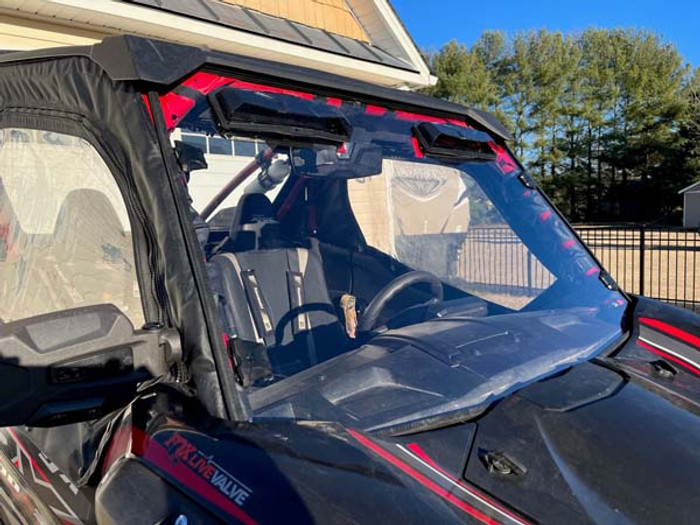 Kawasaki KRX 1000 Toolless Versa-Vent Scratch Resistant Hard Coated Windshield