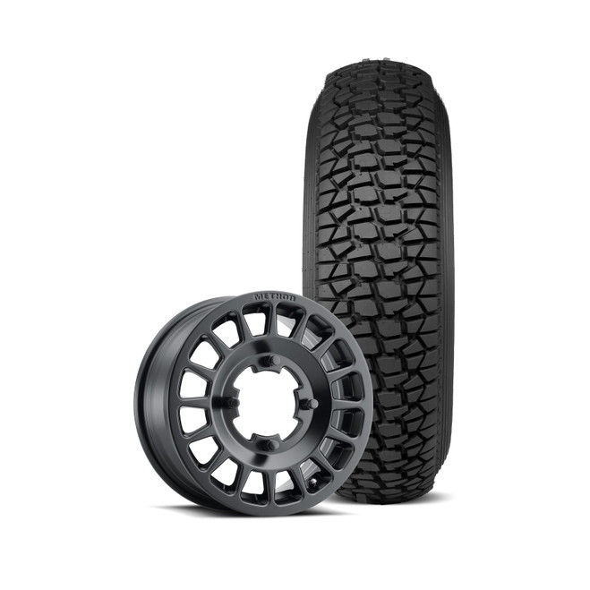 Tensor Regulator 2 Tires mounted on Method 407 Bead Grip Wheel in Matte Black