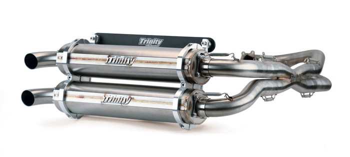 Trinity Racing Polaris RZR XP 1000 Stainless Steel Full Performance Exhaust System (2014-2023)