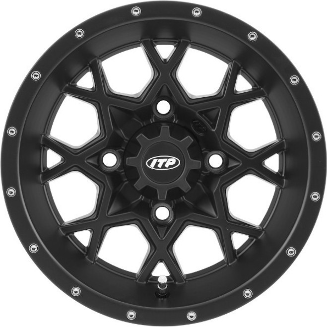 ITP Hurricane Black 16x7 4/156 4+3 UTV Wheel