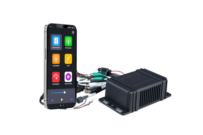 UTV Hideaway App Controlled Media Center