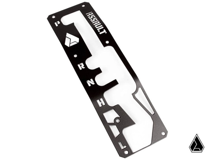Can-Am Maverick X3 Shifter Gate Panel - Assault Industries - Color Options