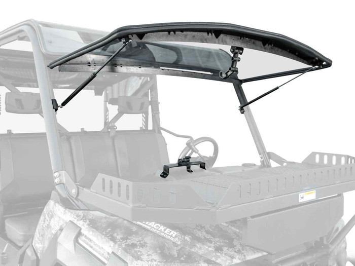 Arctic Cat Prowler Pro Flip Windshield - Tracker 800SX Scratch-Resistant Flip Windshield