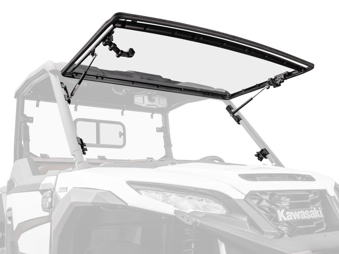 Kawasaki Ridge Scratch-Resistant Flip Windshield
